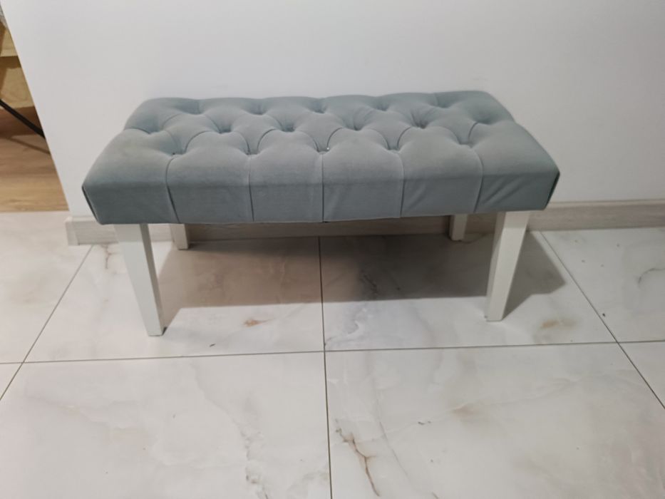 Ławka popielata,pikowana