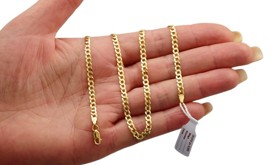 Złoty Łańcuszek Pancerka Pełna  Diamentowany  3,30 mm  pr 585