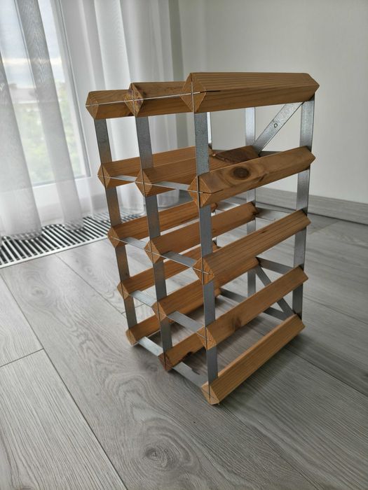 Стелаж WineRack для 8 пляшок вина Світлий дуб. Ціна знижена