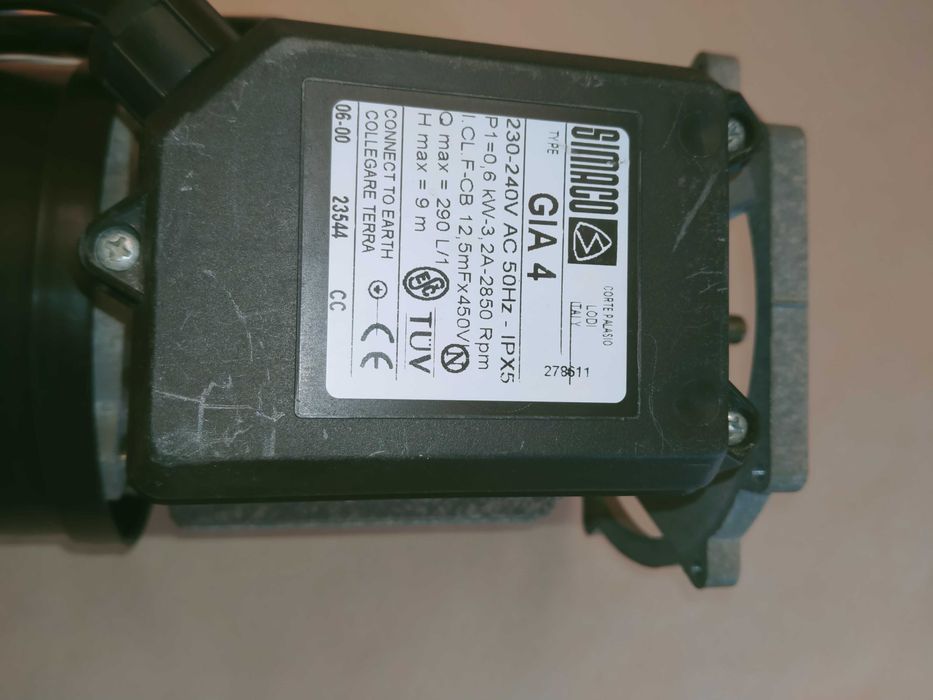 Silnik z pompą do wanny z hydromasażem