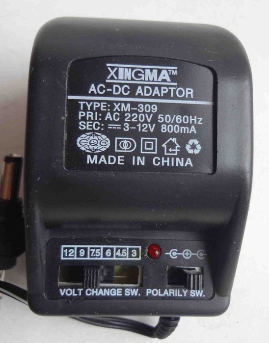 Зарядник переменно-постоянного тока Xingma XM-309 блок питания 3-12V