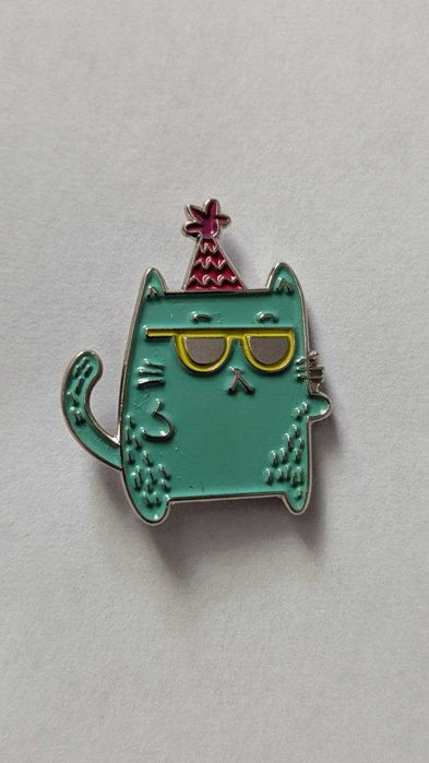 Broszka/Pin Cartoon Party Kot
