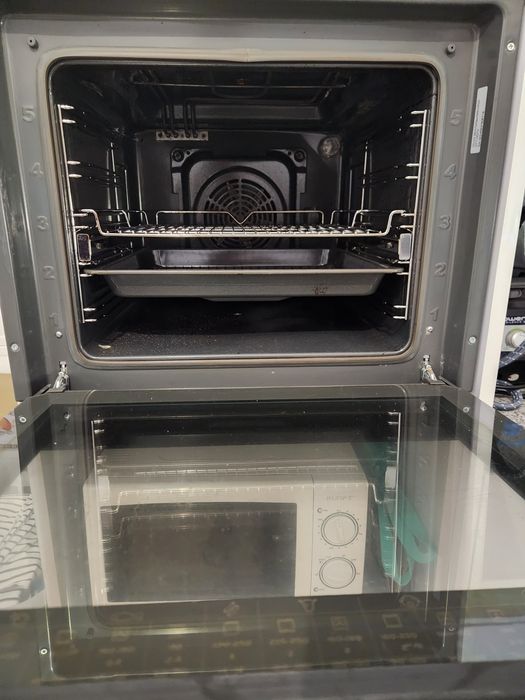 Placa vitro + forno + exaustor