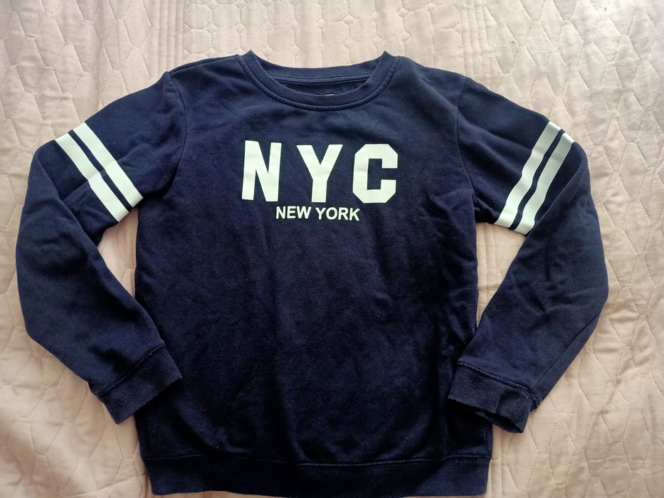Granatowa bluza NYC, rozm. 158