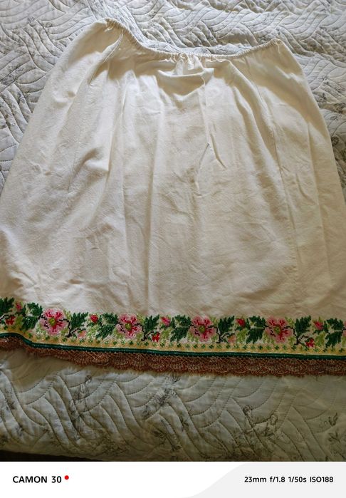 Сорочка вишита бісером + спідниця