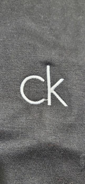 Czarny long damski bawełna longslee M uni