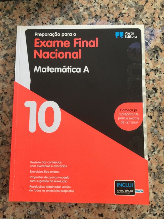 Preparação para o Exame Final Nacional - Matemática A - 10.º Ano