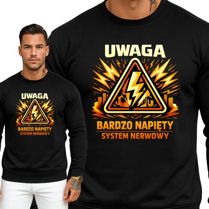 Bluzy męskie z nadrukiem