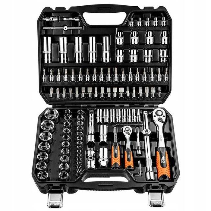 Набір інструментів Neo Tools 108 ел 1/2 & 1/4 Набор инструментов PL