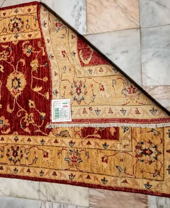 Tapete oriental 100% lã da Ziegler (Siekter) origem Paquistão tam 157 x 87 cm. Não usado