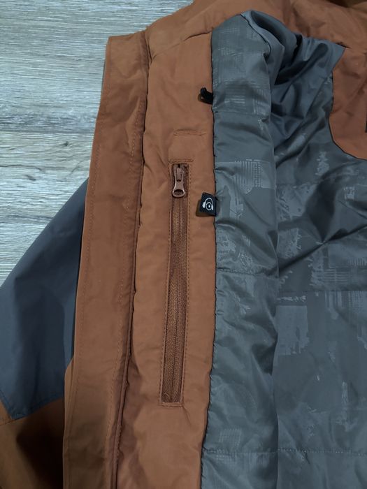 Kurtka Columbia Waterproof M brązowo-szara męska Cityscape