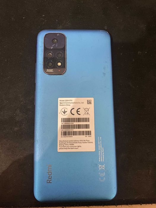 Smartphone XIAOMI Redmi Note 11 (6.43'' - 4 GB - 128 GB - Azul Escuro)