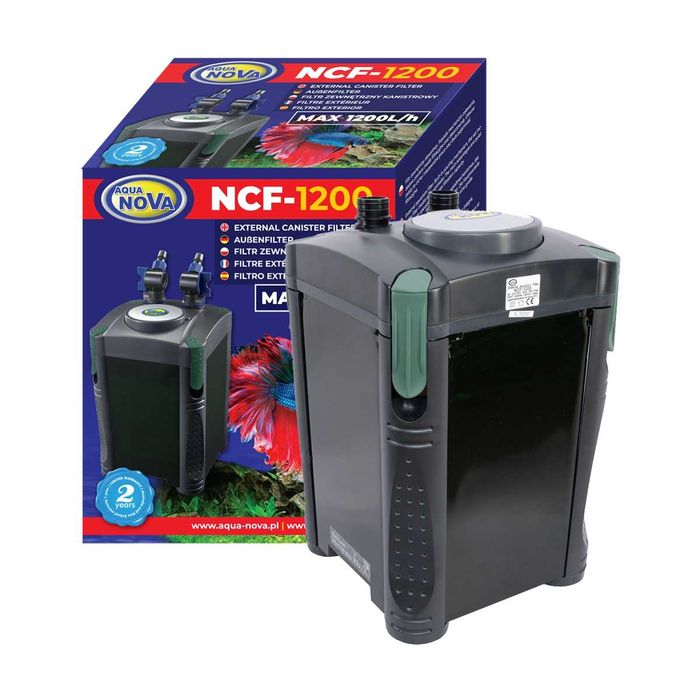 AquaNova NCF 1200 filtr kubełkowy do akwarium 300-400 litrów