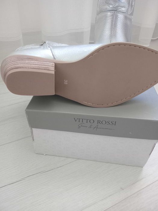 Чобітки козаки срібні