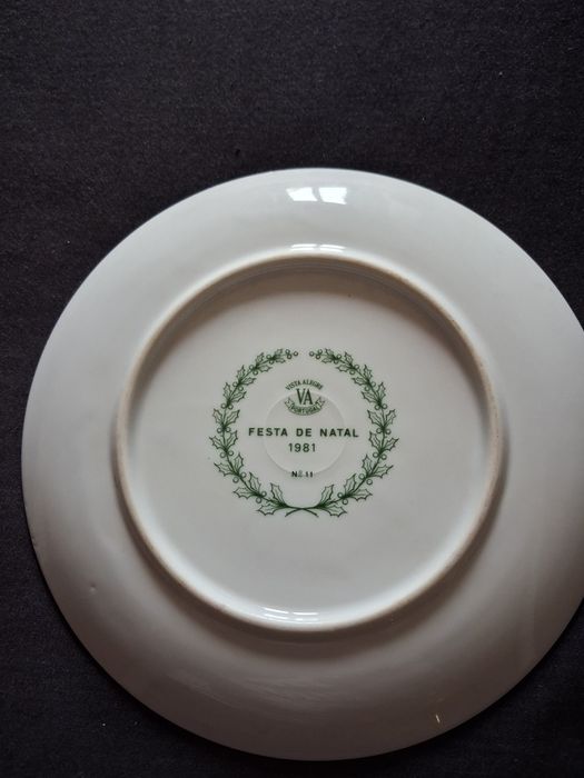 Prato de Natal colecção  ano 1981