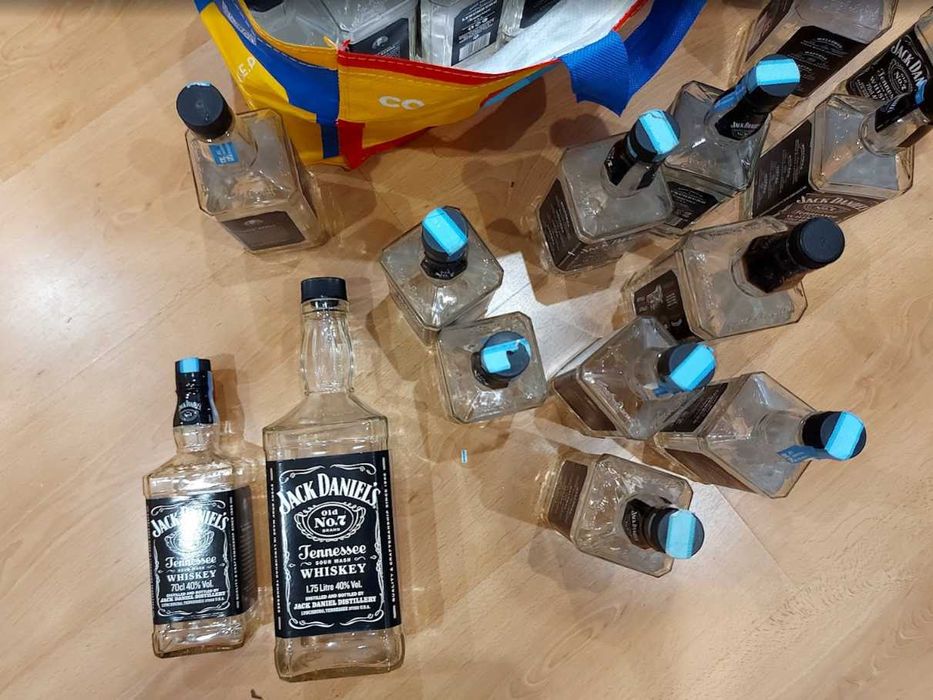 Garrafas de Jack Daniels