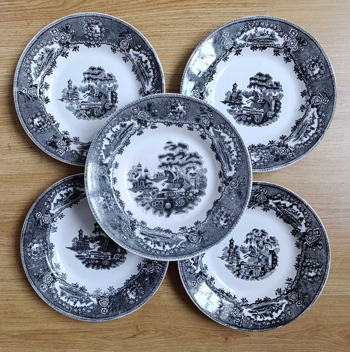 Conjunto de 5 Pratos Sacavém