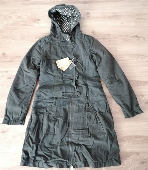 Parka zima wiosna odpinane ocieplenie z kapturem firma Blue Collection