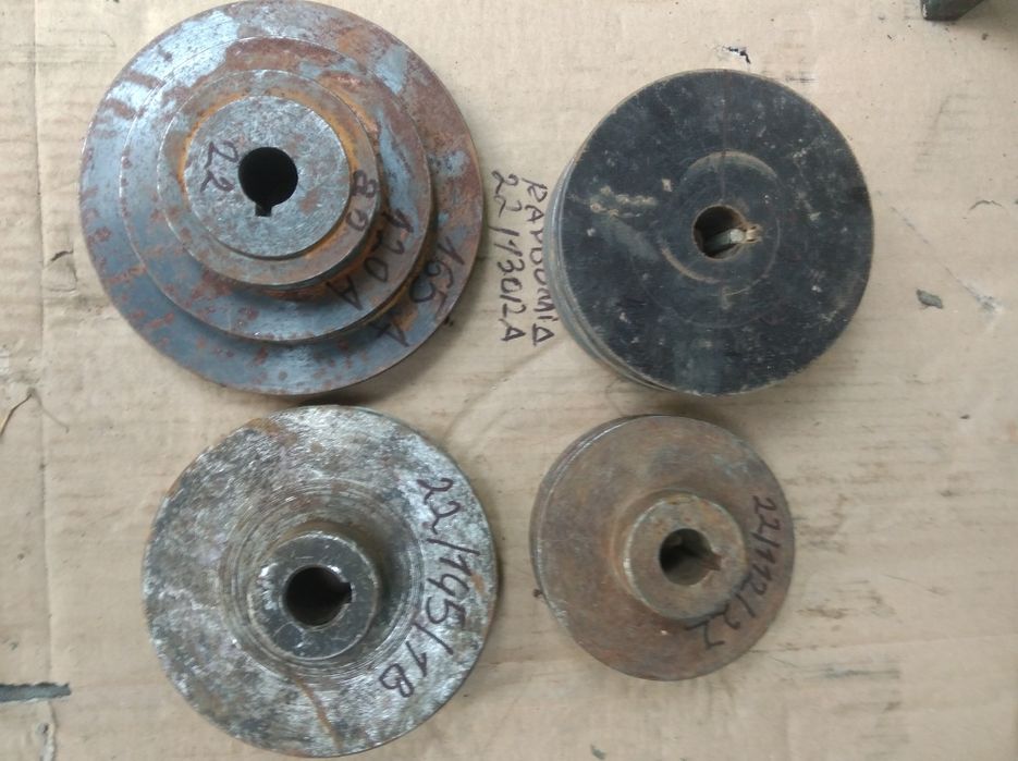 .шків  є різні шківи