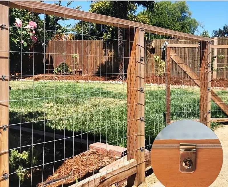 Grampos para fixar rede de metal 300 e Parafusos 300