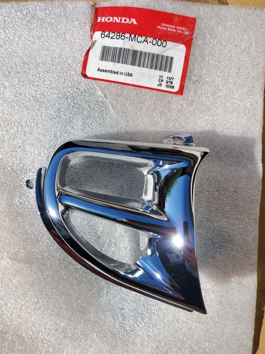 Wypełnienie lampy wlot powietrza chrom honda gl1800 goldwing
