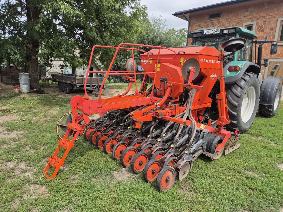 Siewnik Zbożowy Kuhn Fastliner 300!! 3m!! Idealny stan Jak Nowy!! Okazja!! Docisk na trapezie!! Igła!!