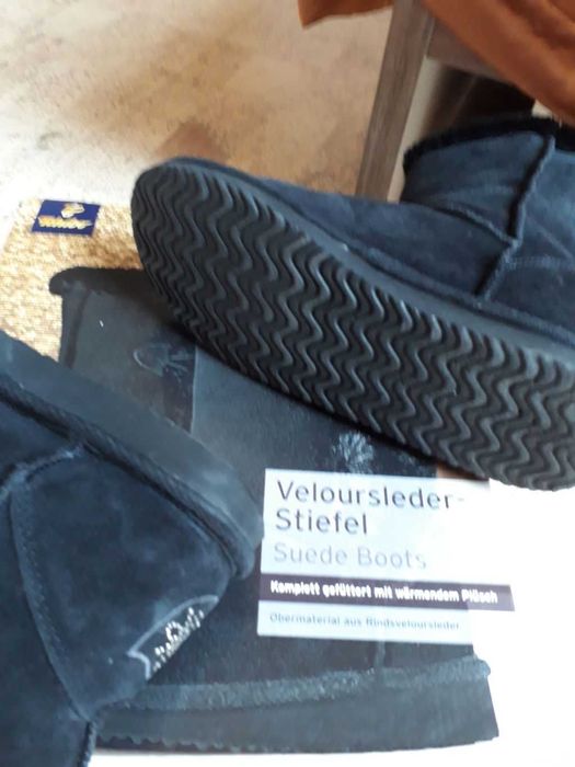 Buty zimowe typu saszki Tchibo czarne roz 39