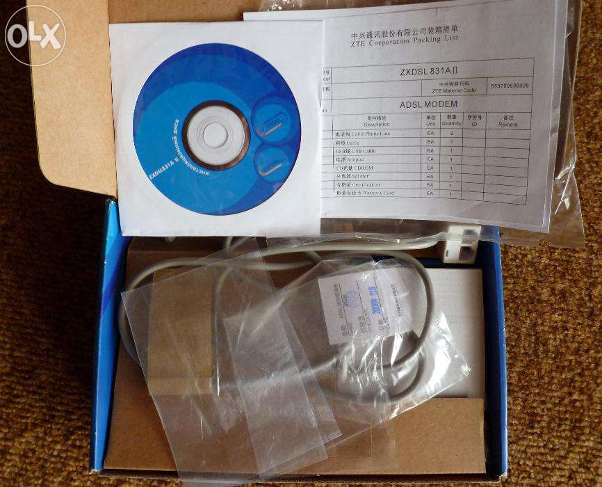 Модем проводной Zte ZxdsL831A II
