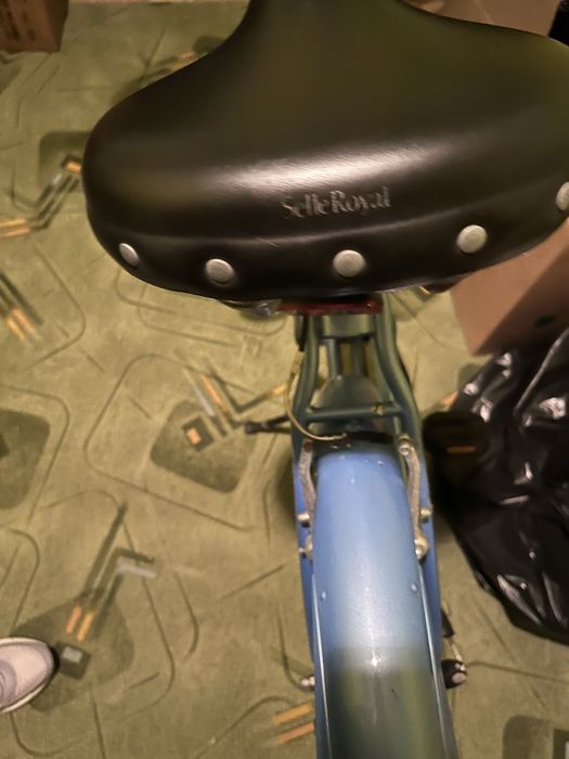 Rower retro niebieski