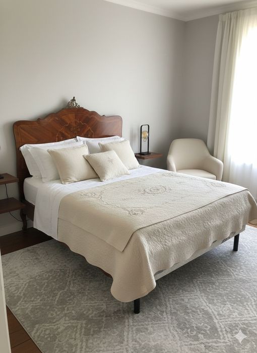 Cama Luís XV  em bom estado