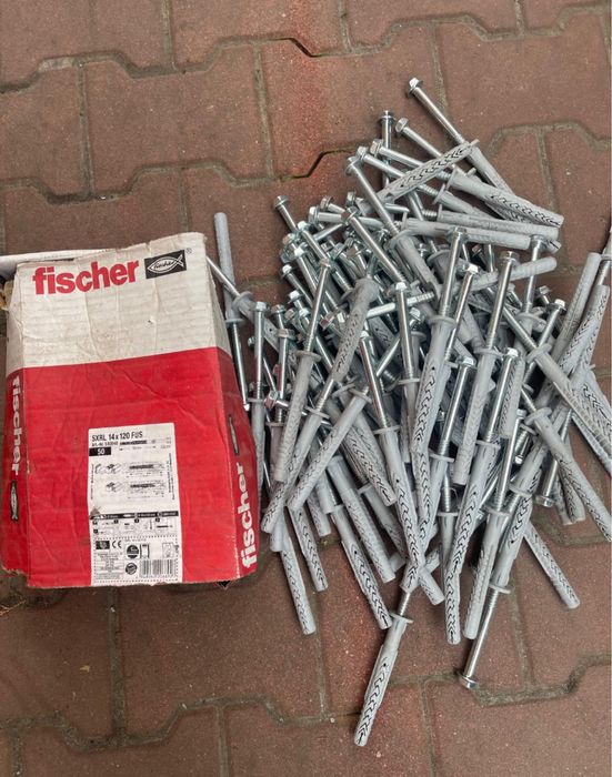 Kołki ramowe Fischer SXRL 14/120 85 sztuk