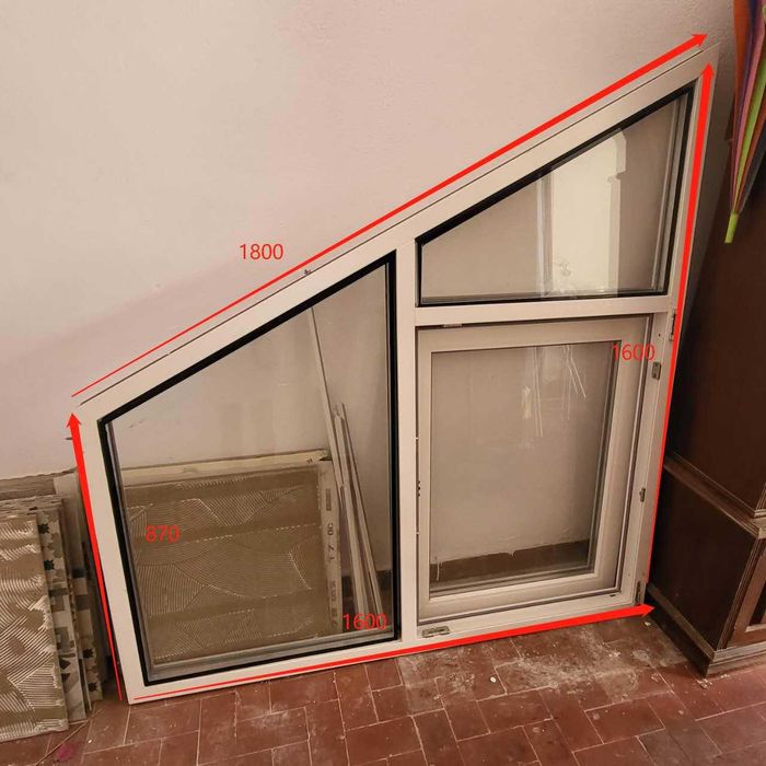 Janelas e Portas pvc usadas Bom estado64861190484354126