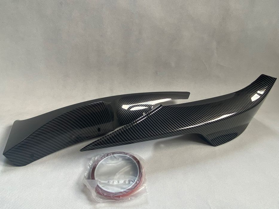 Splitterki Zderzaka Flapsy BMW E92 E93 CZARNY POŁYSK / CARBON