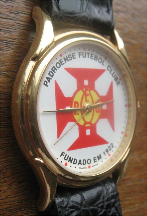 Relógio Vintage Promocional - Padroense Futebol Clube - Swiss Made