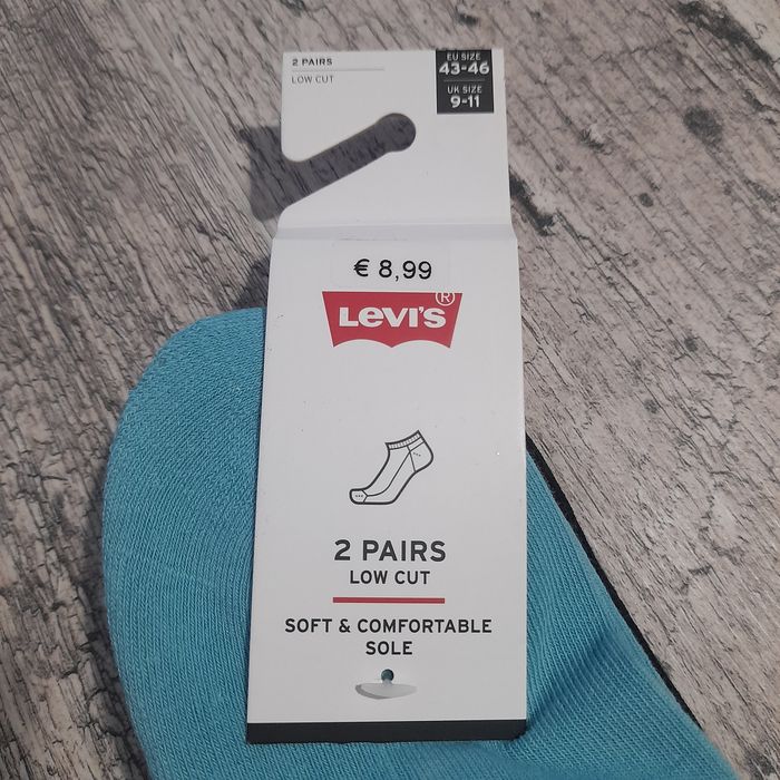 Skarpetki Levis Rozm 43-46 Dwupak nowe