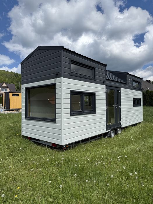 Tiny house domek mobilny całoroczny dom na kołach inwestycja