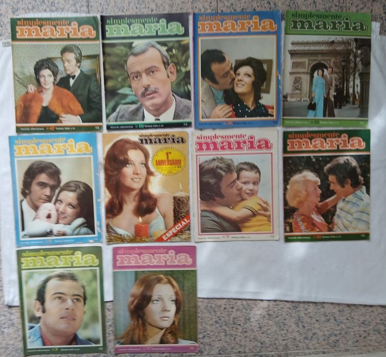 Lote Revistas Antigas " Simplesmente Maria "