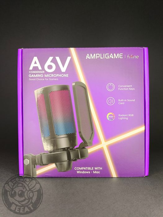 ‼️Fifine A6V Ampligame - USB мікрофон для ПК + Гарантія 6 місяців