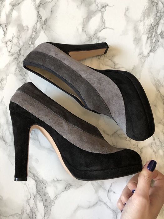 Туфли замшевые чёрные Respect 36 размер