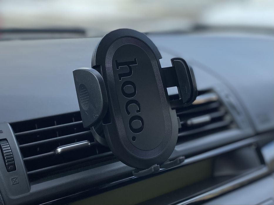 Держатель для телефона в машину в воздуховод HOCO H53 Черный