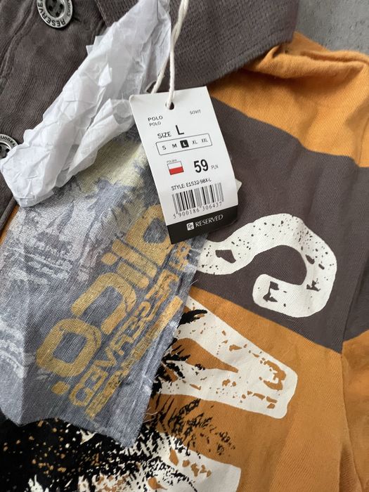 Koszulka meska polo Reserved L
