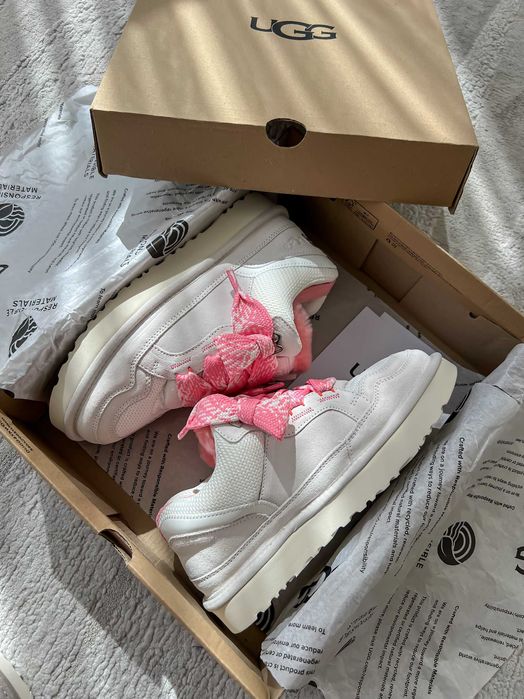 UGG Lowmel Love 25 Valentines Edition Limited уггі ботінки білі рожеві