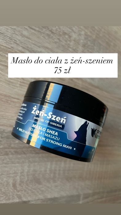 Masło do ciała z żeń-szeniem masło shea