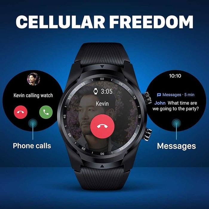 TicWatch S2 Smartwatch Android Wear GPS AMOLED połączenia kompas Wifi