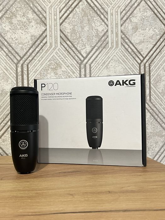 Студійний конденсаторний мікрофон AKG P120