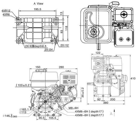 Silnik Loncin G270 wał 25mm 9KM nie HONDA GX270