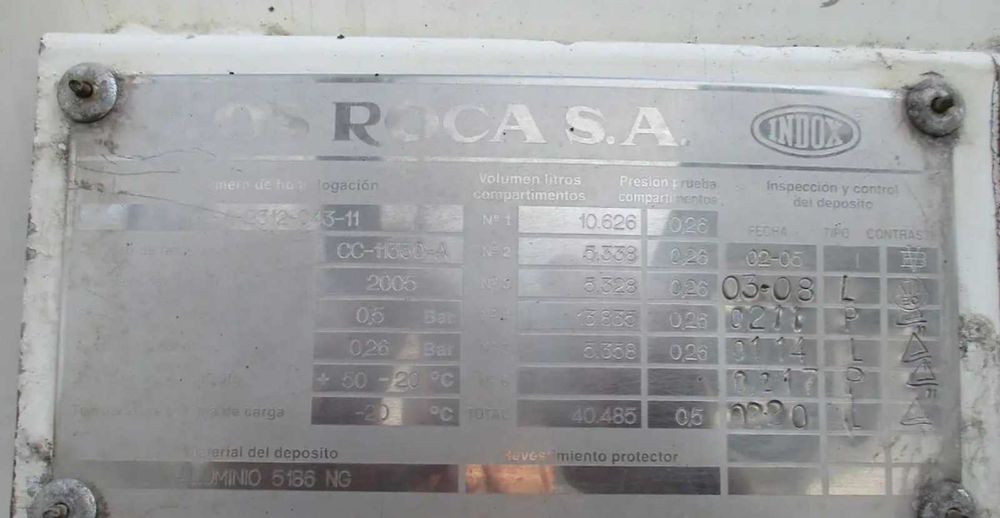 Напівпричіп цистерна ADR/продам бочку бензовоз/паливна Indox SC-3