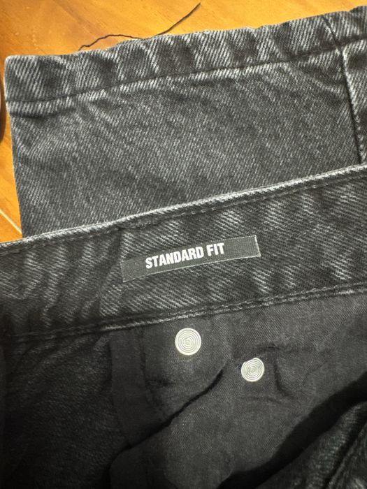Calças pretas pull & bear standart fit,42