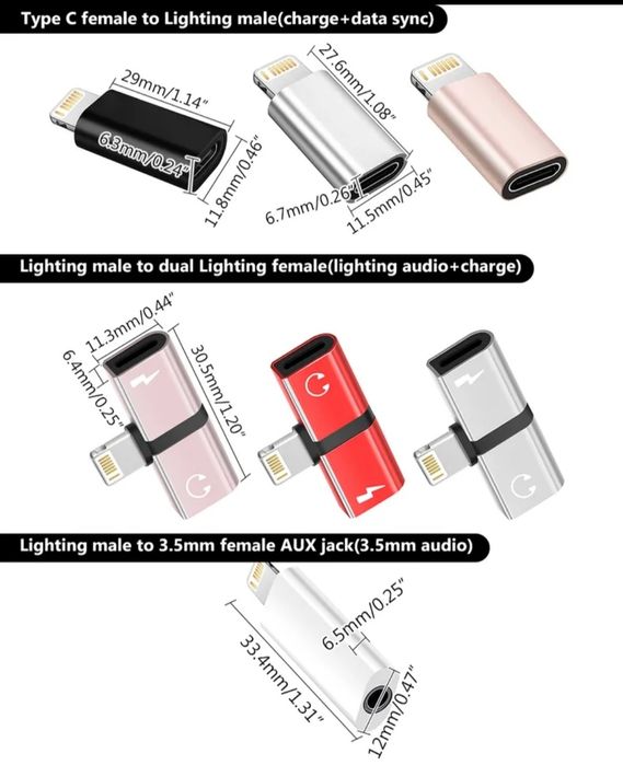 Перехідник, адаптер, переходник iPhone, Android