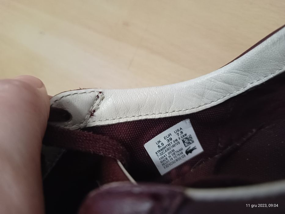 Sportowe buty sneakersy trampki damskie Lacoste